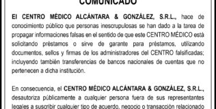 CENTRO MÉDICO ALCÁNTARA & GONZALEZ 3x7-01